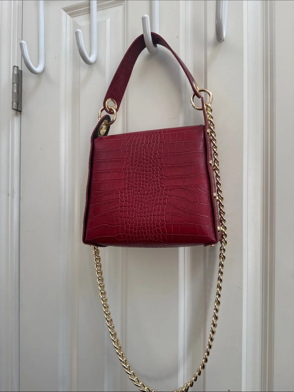 Persaman New York structured croc